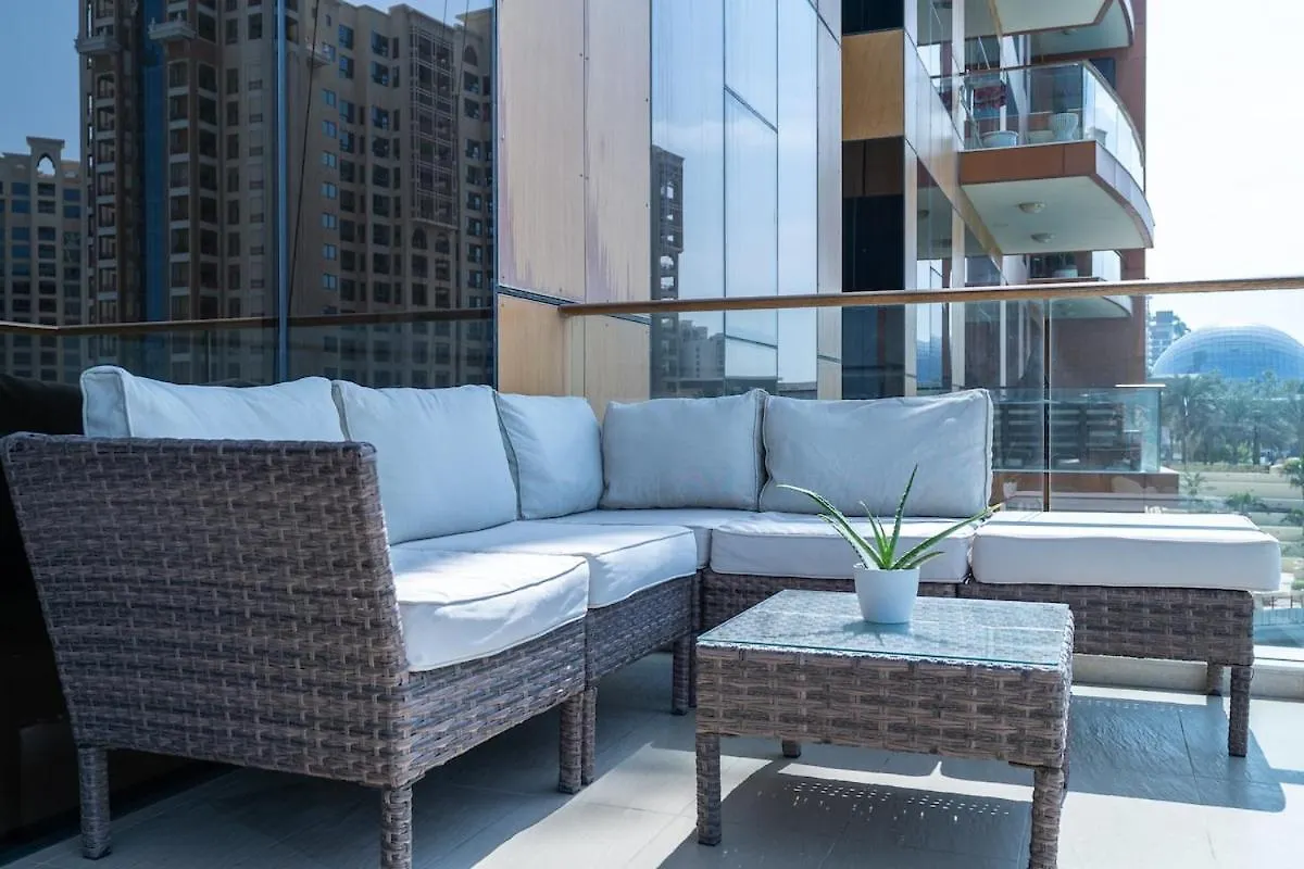 Serene 3-Bedroom With Waterfront Marina Views In Palm Jumeirah 迪拜 阿拉伯联合酋长国