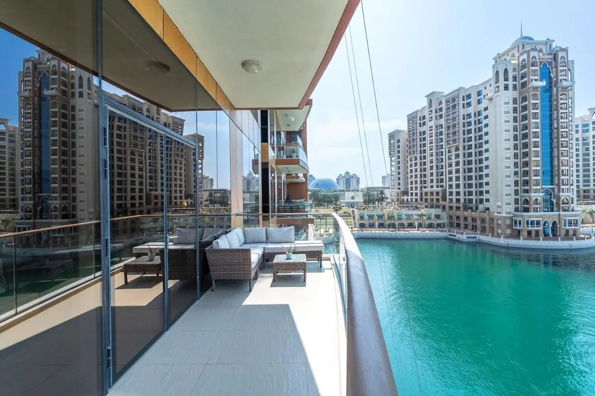 Serene 3-Bedroom With Waterfront Marina Views In Palm Jumeirah Dubai